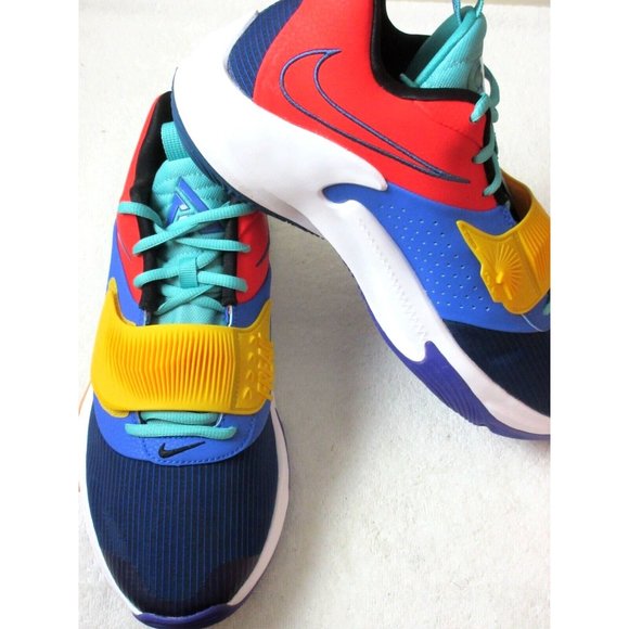 Nike Men's Zoom Freak 3 Basketball Shoes Bright Crimson Navy Giannis Sizes NIB - Picture 3 of 5